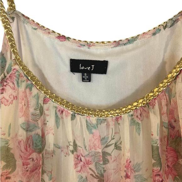 Flowery Sun Dress - Small - Floral/Gold - Picture 5 of 5